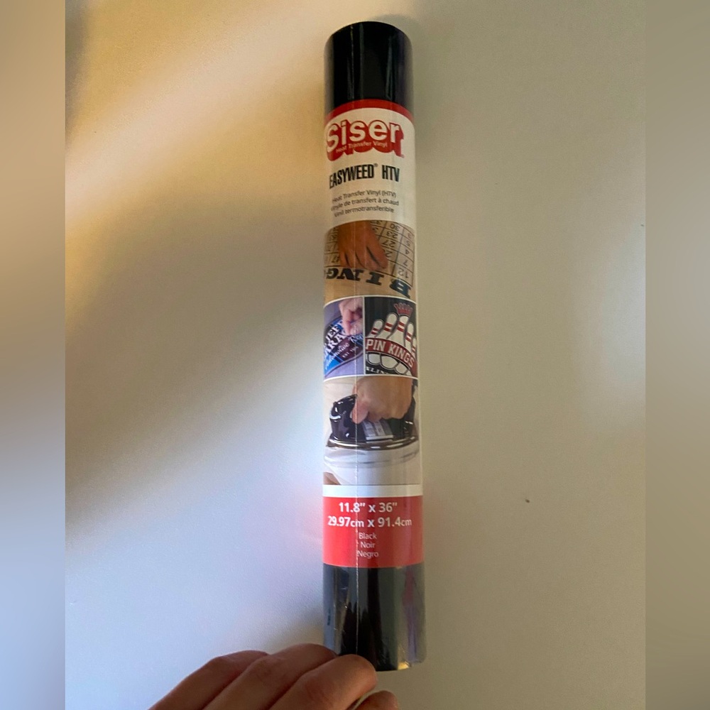 Siser EasyWeed Heat Transfer Vinyl (Black, 11.8” x 36”)